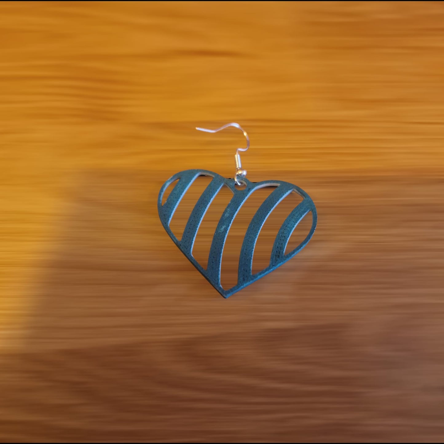 🌴 Palm Earrings (Hand-Painted)