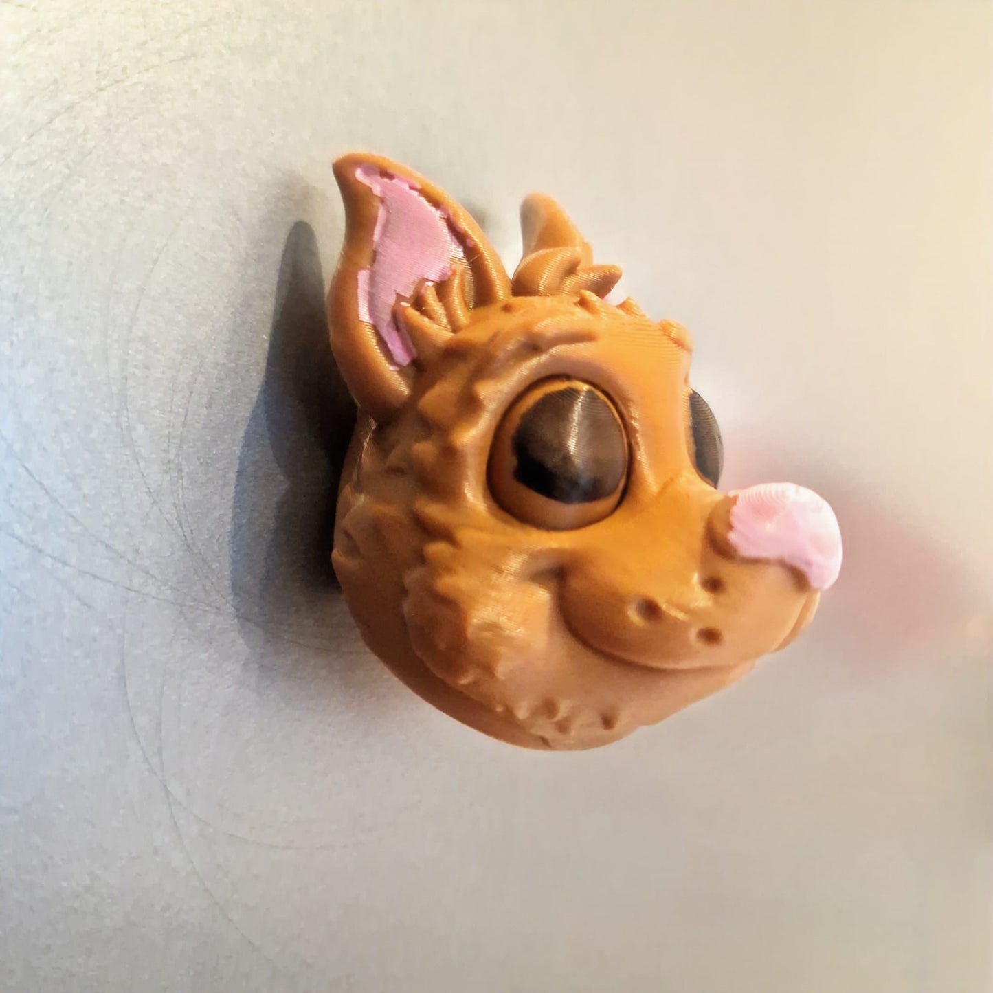 🐾 Puppy Fridge Magnet (Hand-Painted)
