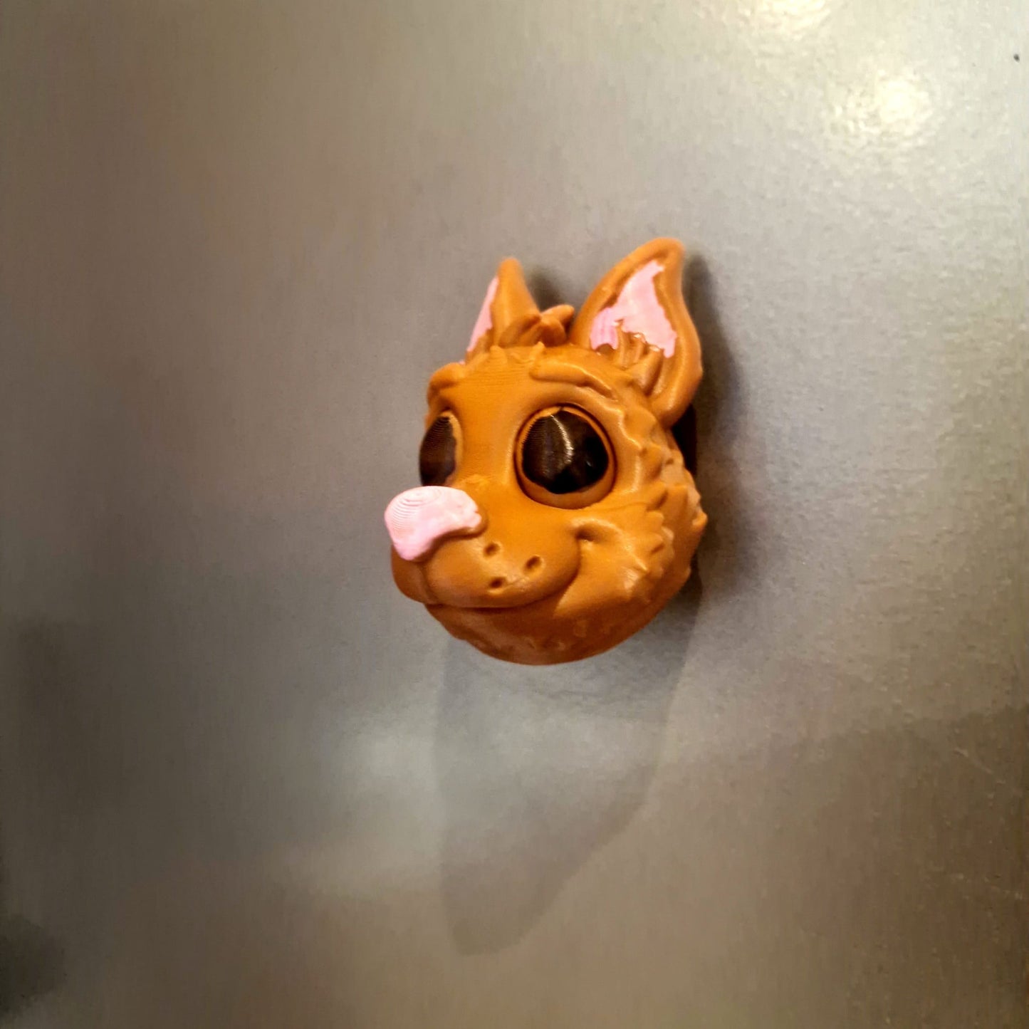 🐾 Puppy Fridge Magnet (Hand-Painted)