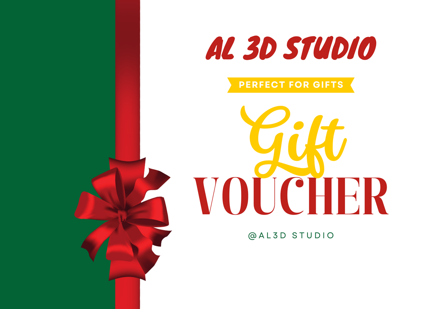 AL Design £5-£10-£15 Gift Card